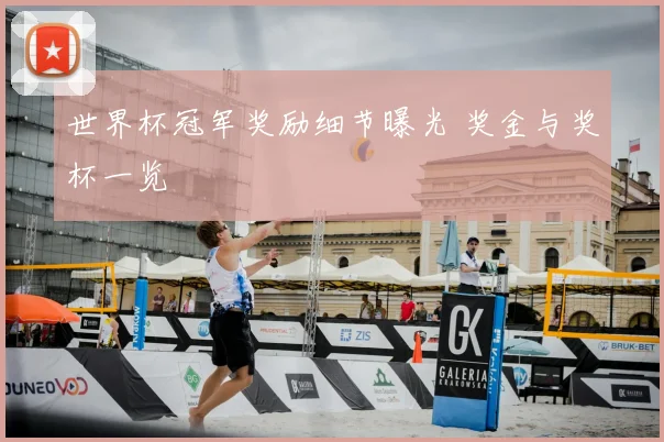 世界杯冠军奖励细节曝光 奖金与奖杯一览